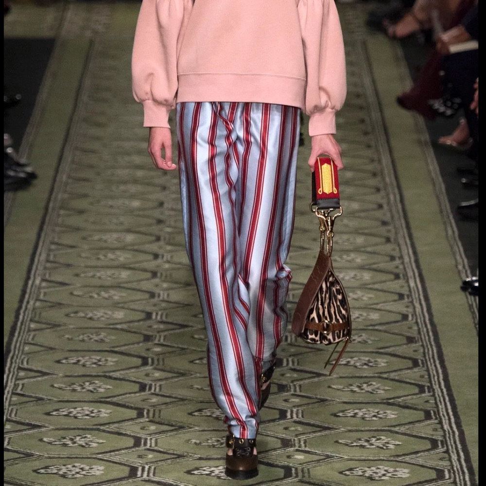 BURBERRY Relaxed Fit Striped Silk & Cotton Blazer, Runway (Fall 2016) 💯Authentic - Picture 13 of 16